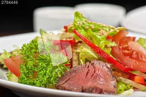 Image of beef salad