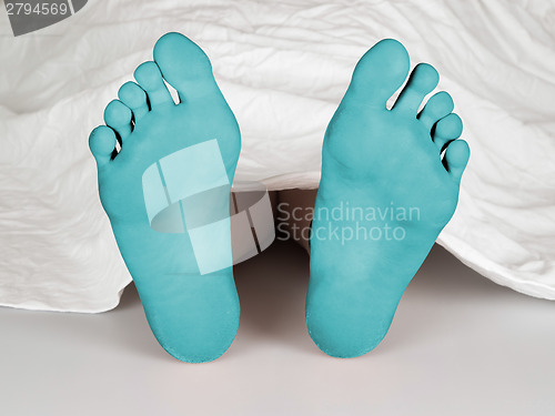 Image of Body under sheet