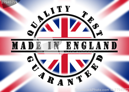 Image of Quality test guaranteed stamp 