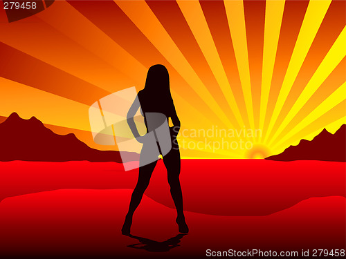 Image of sunset stripper