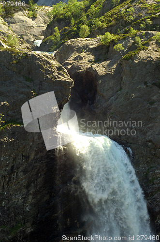 Image of Scandinavian waterfall