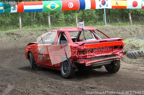 Image of stock car race