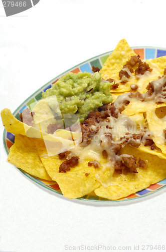 Image of Nachos and avocado dip