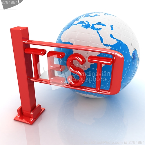 Image of Global test with erth and turnstile 