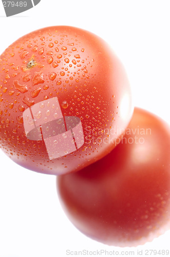 Image of Tomato with waterdrops