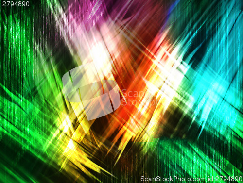 Image of abstract colored strokes