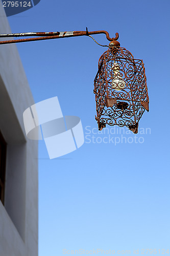 Image of Street lamp in Morocco