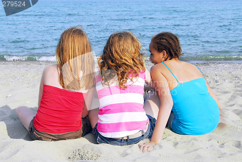 Image of Girls on beach