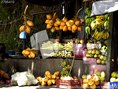 Image of Fruit stand at the roadside