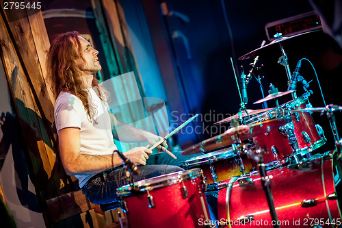 Image of Playing drums