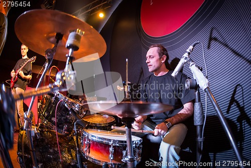 Image of Playing drums