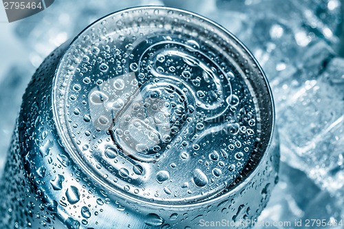 Image of Can on ice