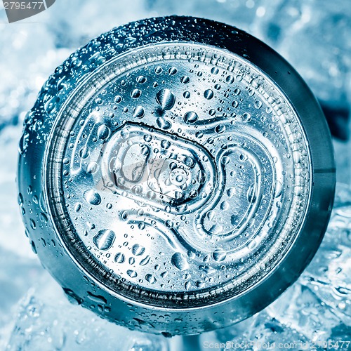 Image of Can on ice