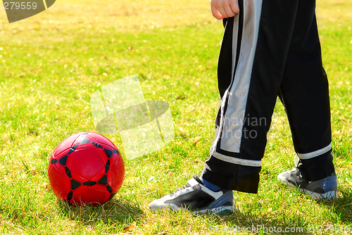 Image of Playing soccer
