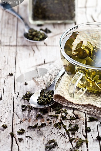 Image of cup of green tea 