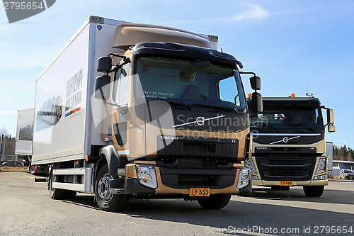 Image of Volvo FL512 CitiPro and FM11 HookPro Trucks
