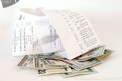 Image of Money and Receipts