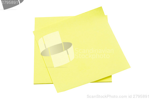 Image of Yellow memo pape