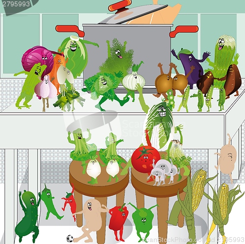 Image of Party in the kitchen 