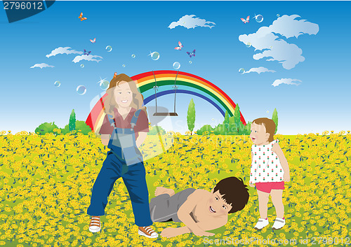 Image of Beautiful spring day 