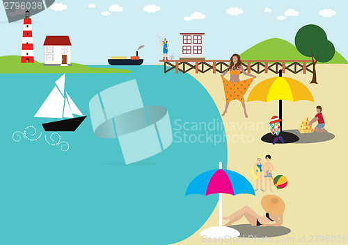 Image of On the beach