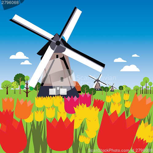 Image of Dutch landscape 