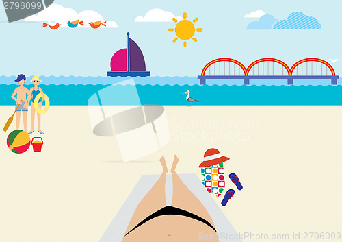 Image of On the beach 