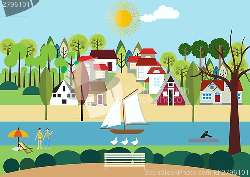 Image of Austrian village 