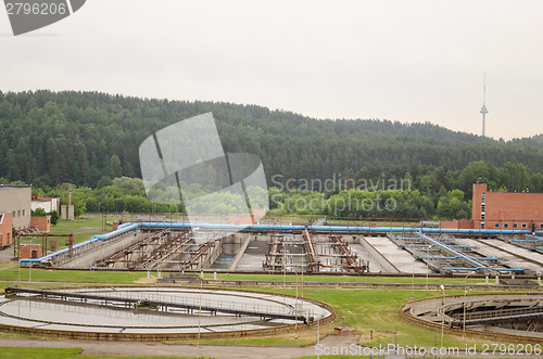 Image of sewage water treatment facility 