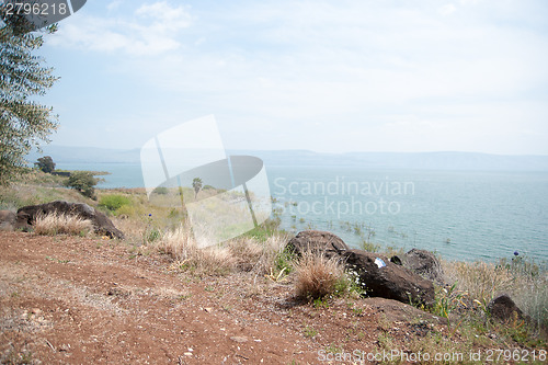 Image of Kineret lake in Israel