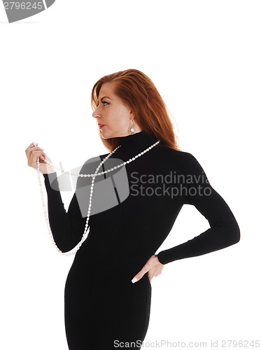 Image of Woman in profile.