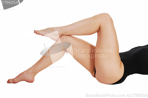 Image of Woman's legs. 