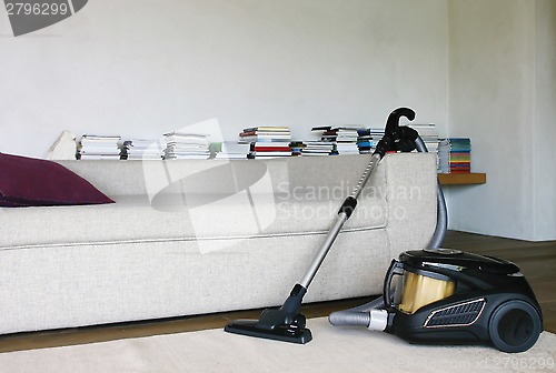 Image of vacuum cleaner in room