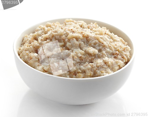 Image of Bowl of various flakes porridge