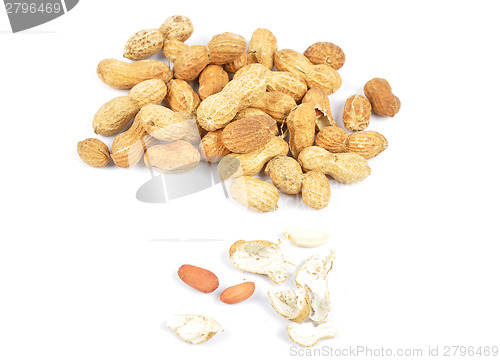 Image of Peanuts on white