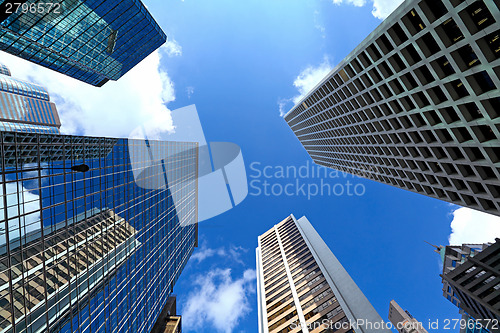 Image of Modern office building in central Hong Kong 