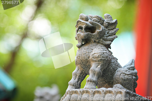 Image of Guardian Lion Statue