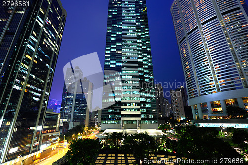 Image of Hong Kong central business district