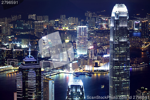 Image of Hong Kong night