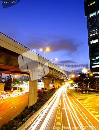 Image of Hong Kong city night