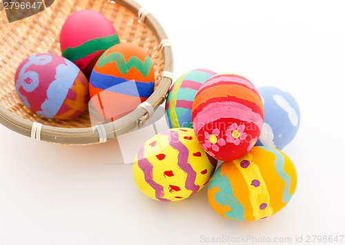 Image of Easter egg in basket
