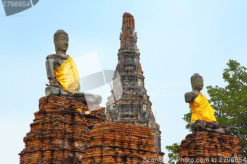 Image of Old Temple of Ayuthaya