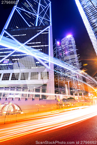 Image of Hong Kong with busy traffic