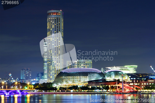 Image of Singapore at night