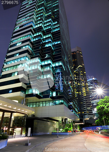 Image of Central business district in Hong Kong