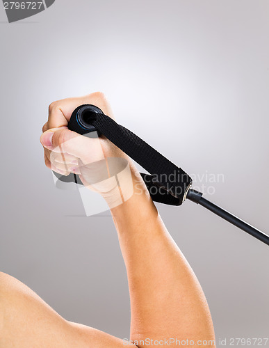 Image of Stretching arm fist