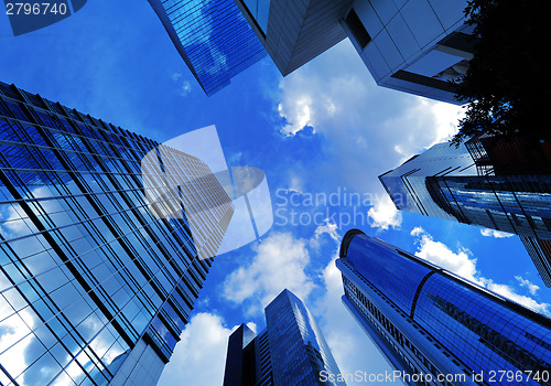 Image of Office building to sky