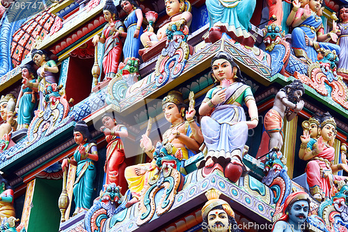 Image of Hindu temple Sri Mariamman in Singapore 