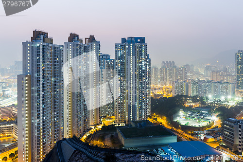 Image of Hong Kong apartment block