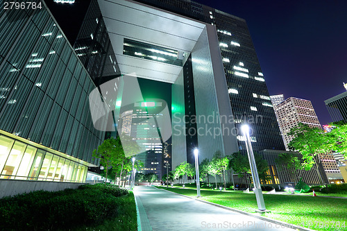 Image of Financial district in Hong Kong